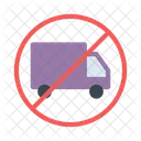 Truck Stop Prohibit Icon