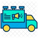 Truck Ads Truck Advertising Icon