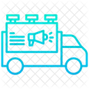 Truck Ads Truck Advertising Icon