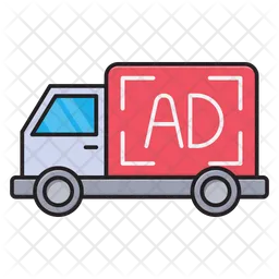 Truck Advertisement  Icon