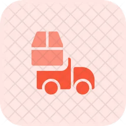 Truck Carton Box  Icon