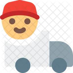 Truck Courier  Icon
