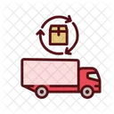 Truck Delivery Box Package Icon