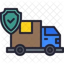 Truck Delivery Insurance Protection Icon