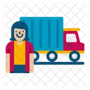 Truck Driver Icon