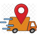Truck get Location  Icon