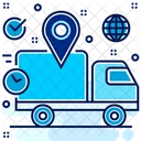 Truck Gps Delivery Gps Icon