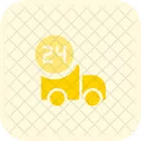 Truck Hours Delivery Time Delivery Icon