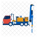 Truck Machinery Drilling Icon