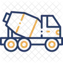 Truck Mixer Truck Vehicle Icon