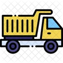 Truck Transportation Construction Icon