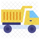 Truck Transportation Construction Icon