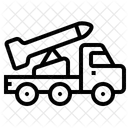 Truck Military Rocket Icon