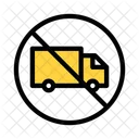 Truck Not Allowed Restricted Notallowed Icon