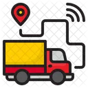 Truck Route Delivery Route Car Icon