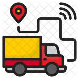 Truck Route  Icon