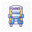 Truck Sharing Transportation Icon