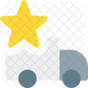 Truck Star Delivery Rating Delivery Icon