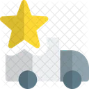 Truck Star Delivery Rating Delivery Icon