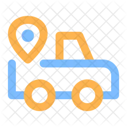 Truck Tracking  Icon