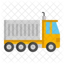 Truck With Trailer Truck Transportation Icon