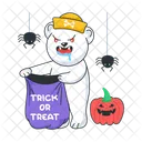 Pirata De Halloween Pirata Oso Truco De Halloween Icono