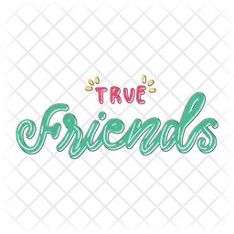 True friends Icon - Download in Sticker Style