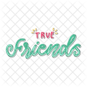 True Friends Friendship Besties Icon