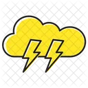 Trueno Tormenta Clima Icon