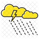 Trueno Tormenta Lloviendo Icon