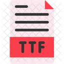Truetype Font File File Format File Type Icon