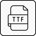 Truetype Font File  Icône