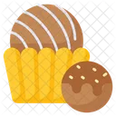 Truffle Chocolate Cake Icon