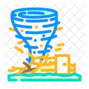 Trummer Von Hurrikan Symbol