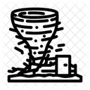 Trummer Von Hurrikan Symbol
