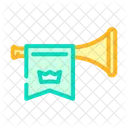 Trumpet Heraldic Heraldry Icon