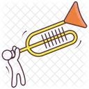 Trumpet Music Instrument Brass Icon