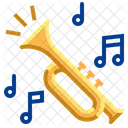 Trumpet Jazz Instrument Icon