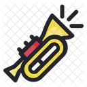 Trumpet New Year Celebration Icon