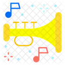 Trumpet Music Orchestra Icon