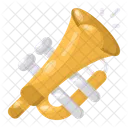 Trumpet Brass Musical Instrument Icon