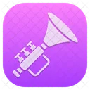 Trumpet Christmas Xmas Icon