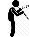 Trumpet Instrument Man Icon
