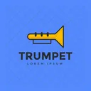 Trumpet Tag Trumpet Label Trumpet Logo Icon