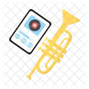 Trumpet Music Instrument Icon