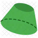 Truncated Cone Geometric Shape Icon