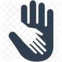 Holding Hand Care Charity Icon