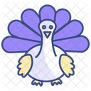 Truthahn Pfau Pfau Icon