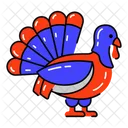 Thanksgiving Essen Huhn Symbol