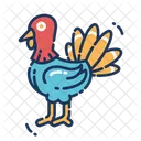 Truthahn Vogel Huhn Tier Symbol